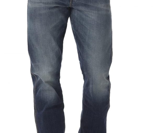 Men Retro Relaxed Fit Bootcut Jeans