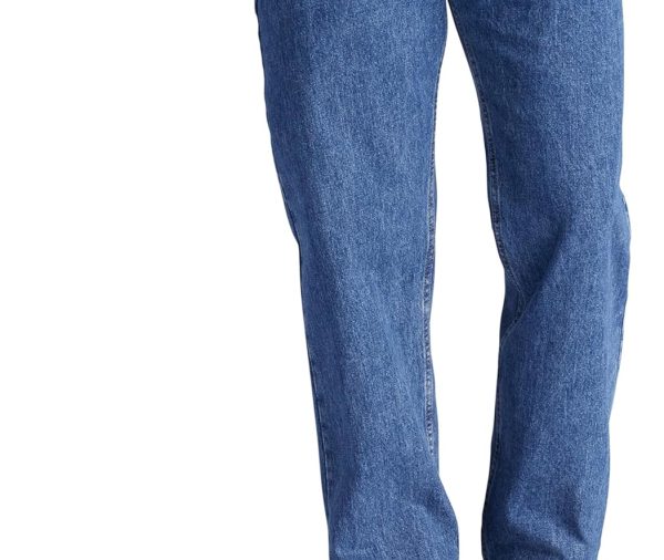 Men Relaxed Fit Straight Leg Jean