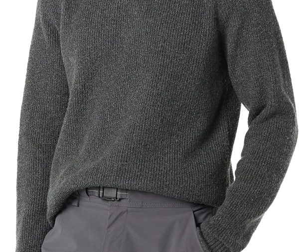 Men Long-Sleeve Soft Touch Crewneck Sweater